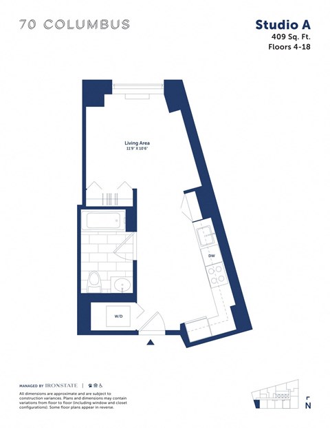 a floor plan of studio a